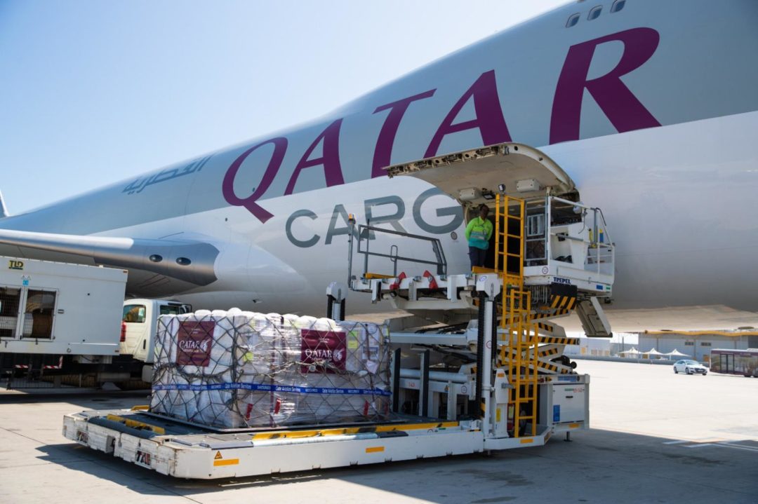 Qatar Airways Cargo donates 1 million kilos in freight transportation