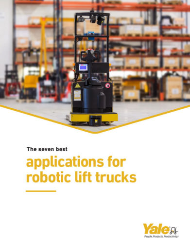 White Paper cover: The 7 best applications for robotic lift trucks