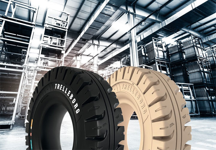 Trelleborg tires with recycled materials