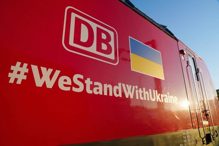 DB Schenker Ukraine relief train