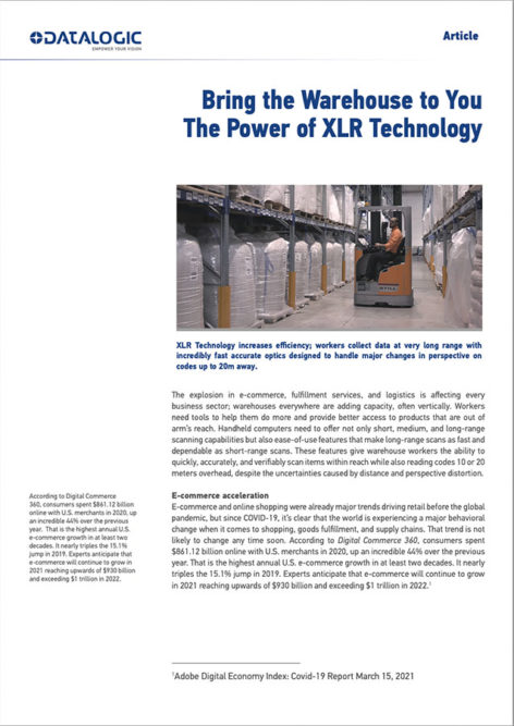 Bring the Warehouse to You: The Power of XLR Technology