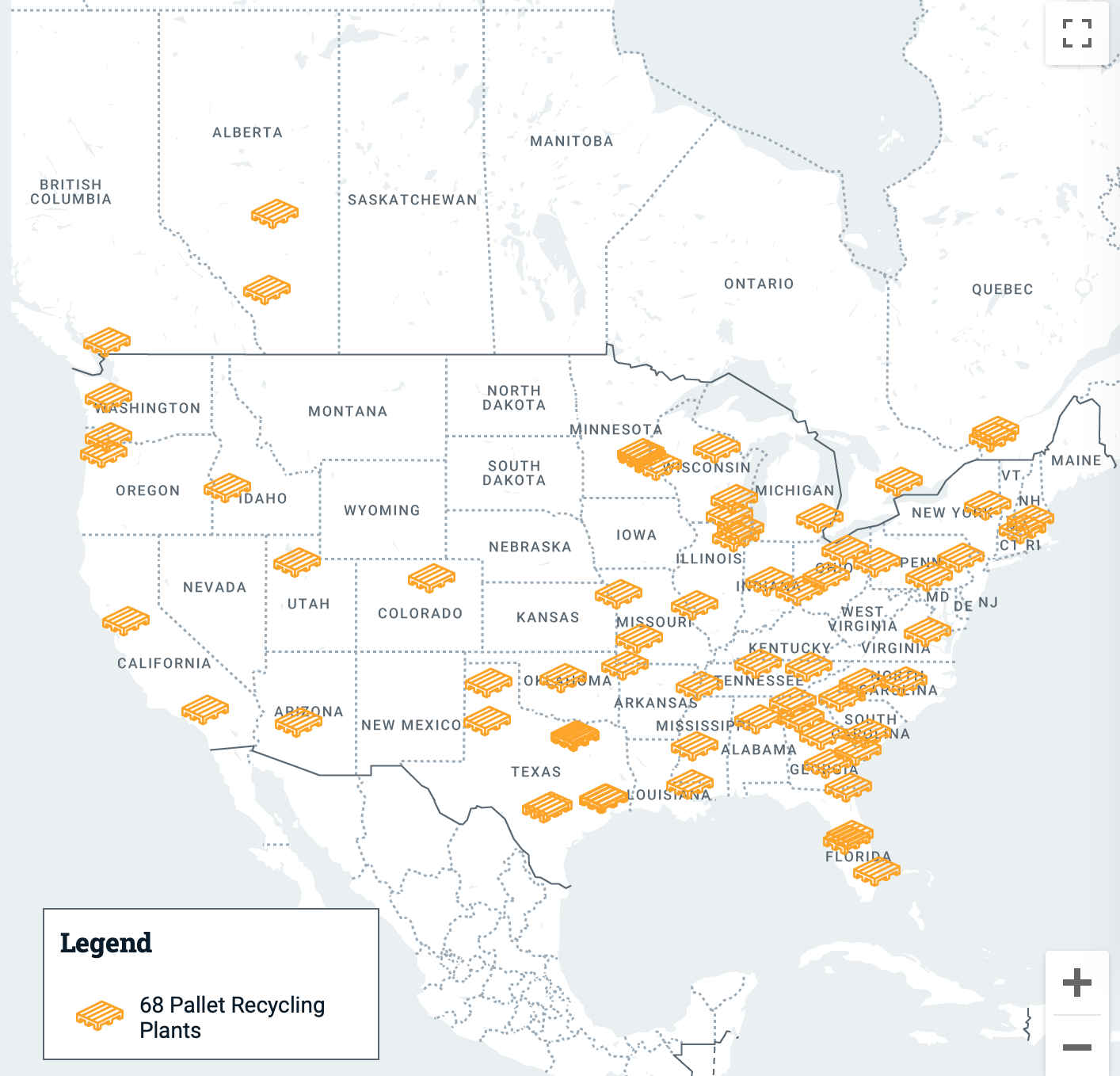 48forty pallet recycling map