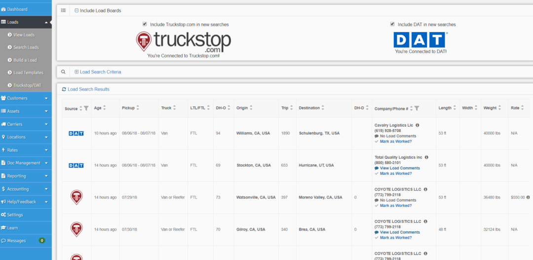 Truckstop – Load Board and Freight Management