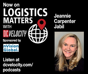 Now on Logistics Matters: Jeannie Carpenter, Jabil