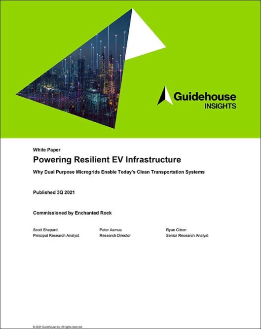 Guidehouse Insights Report: Powering Resilient EV Infrastructure