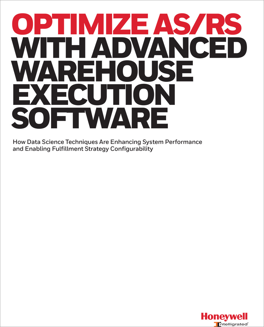 Honeywell advanced warehouse execution software cover