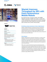 Zebra waytek improves throughput mobile robots cover