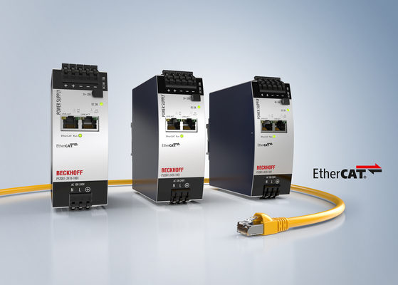 Beckhoff Integrates EtherCAT Interface Directly into Power Supplies
