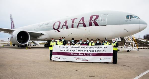 Qatar Airways Cargo Returns to Pittsburgh International Airport
