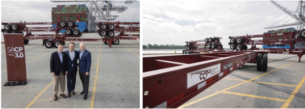 FIRST CONSOLIDATED CHASSIS MANAGEMENT CHASSIS ARRIVE IN SAVANNAH