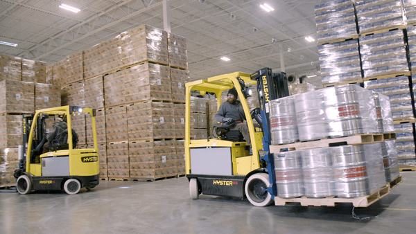Hyster makes list of 100 Top Supply Chain Projects for work with New Belgium Brewing Company