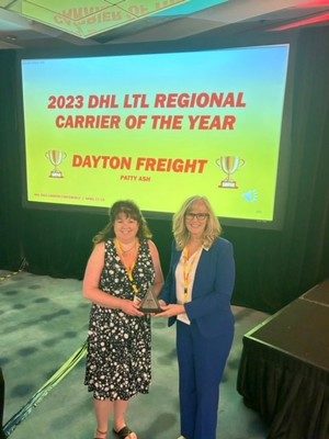 DAYTON FREIGHT AWARDED DHL LTL REGIONAL CARRIER OF THE YEAR