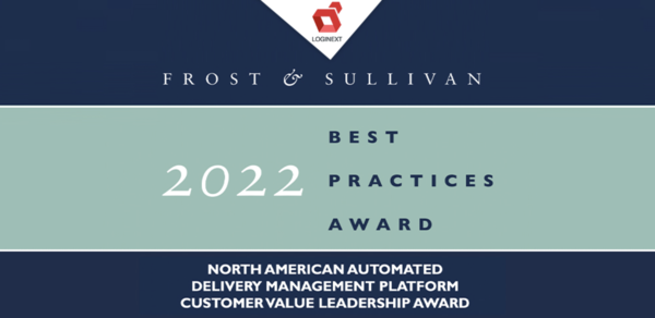 LogiNext Delivery Automation Platform Receives Frost & Sullivan's 2022 North America Customer Value