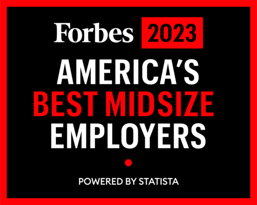 Raymond Named to Forbes' America's Best Midsize Employers List for 3rd Consecutive Year
