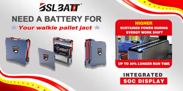 BSLBATT LIthium Launches Next Generation PALLET JACK Series Industrial Lithium Batteries for End Rid
