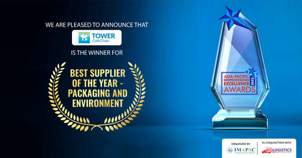 Award for Tower’s reusable pharmaceutical cold chain containers