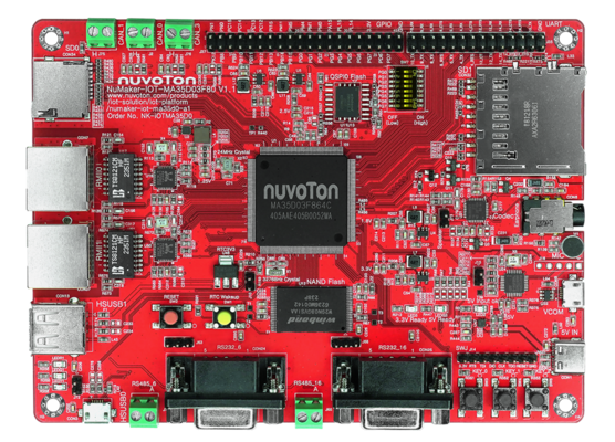 Nuvoton Announces MA35D0 Series MPUs for Industrial Edge Devices