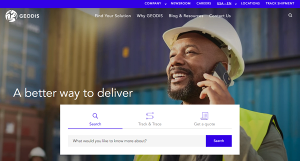 GEODIS Relaunches U.S. Website to Highlight Delivery Solutions, Strength in Regional Marketplace