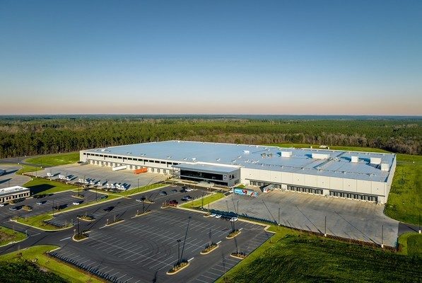A M King Completes Distinctive ALDI Divisional HQ and Distribution Center in Loxley, AL