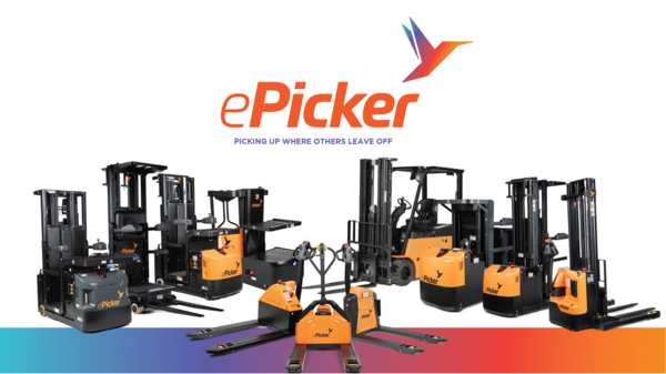 ePicker Announces Line of Material Handling Equipment for eCommerce, Retail, Manufacturing, etc.