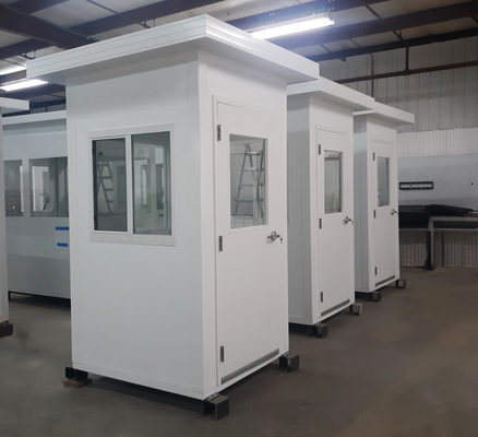Panel Built Prefabricated Booths Offer Quick Parking Solution for Winter