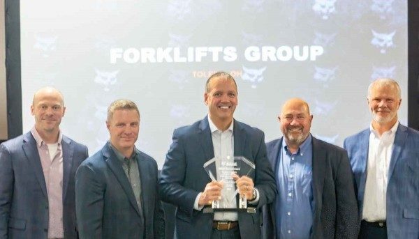 Forklifts Group Earns Prestigious Diamond Award from Bobcat Company