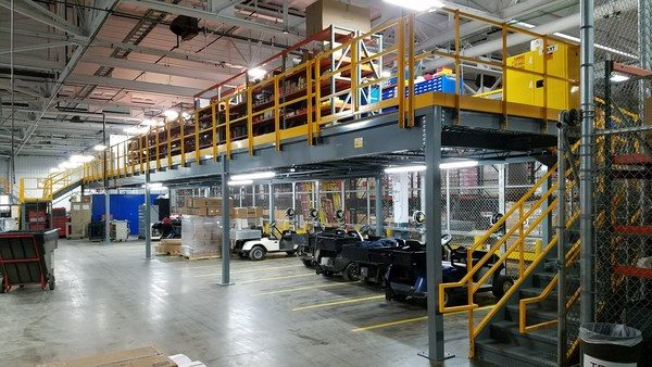 Panel Built Mezzanines Create Semi-Permanent Storage Space in Crowded Facilities