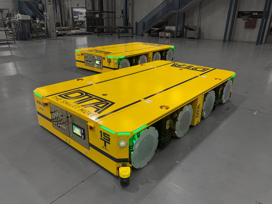 The Future of Heavy Industry Transportation: Dolphin AGVs by DTA