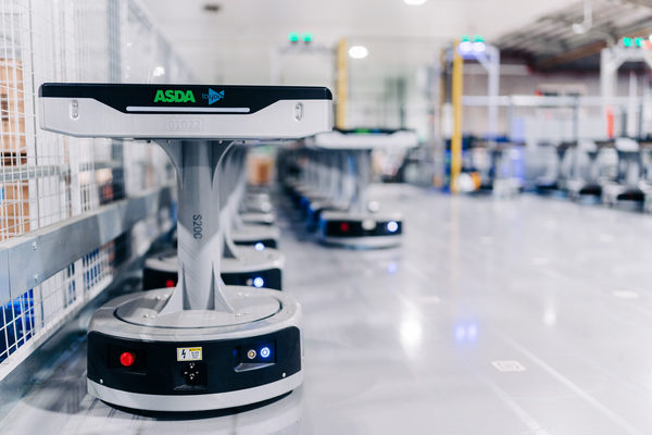 Geek+ and AMH Material Handling deliver robotic sortation project with Asda Logistics Services 