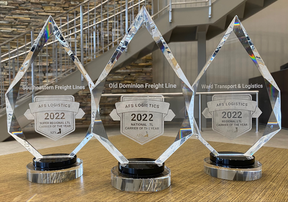 AFS announces winners of company’s inaugural LTL Carrier of the Year award