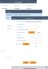 Mobile dock checkpoint solution for SAP Logistics