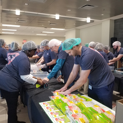 Southeastern packages 50,000 meals for the hungry, acknowledging a decade of giving back