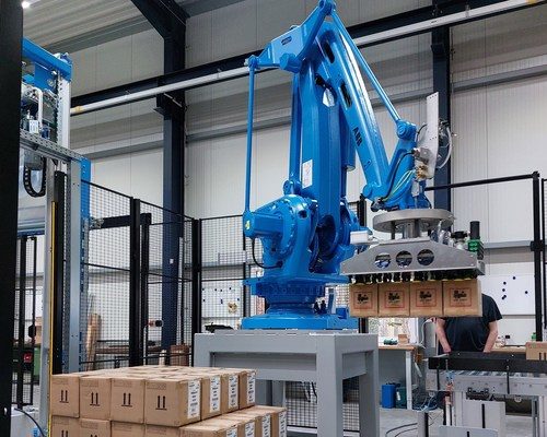 Arvato implements palletizing robot in the inbound process