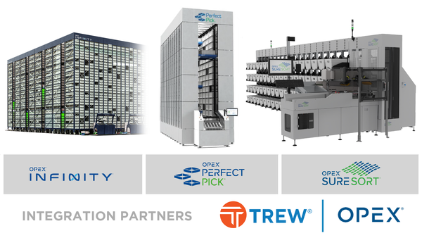 Trew® Partners with OPEX® Corporation to Expand Warehouse Automation Solutions Offering
