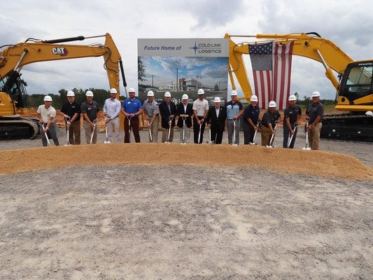 Tippmann Group and Cold-Link Logistics Break Ground On New Cold Storage Facility In Mississippi