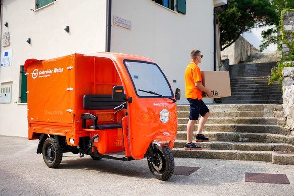 Gebrüder Weiss now uses eco-friendly electric tricycles to provide delivery services n Croatia