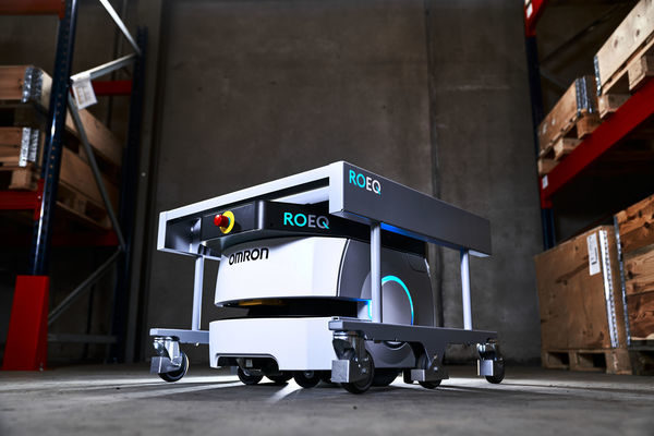 ROEQ Debuts Cart System for OMRON LD-90x Autonomous Mobile Robot, Supporting Payloads Up to 130KG