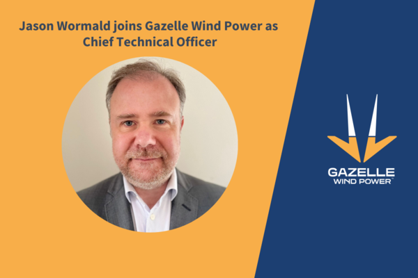 Gazelle Wind Power Appoints Jason Wormald as CTO
