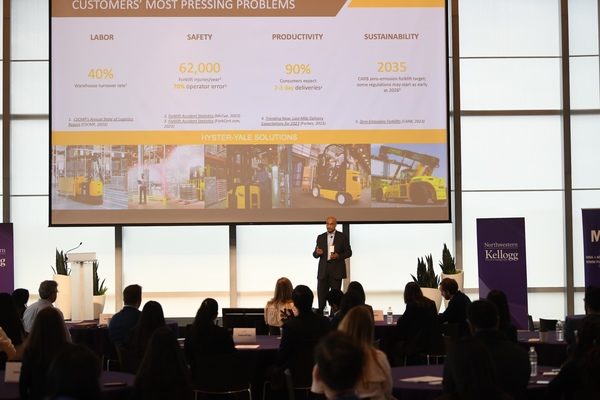 Hyster-Yale Group provides students with real-world AI experience in 2024 Kellogg Design Challenge