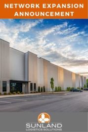 Sunland Logistics Solutions Announces New 300,000 SF Distribution Center in Greer, SC