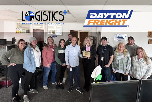 DAYTON FREIGHT AWARDED DIAMOND CARRIER OF THE YEAR BY LOGISTICS PLUS 