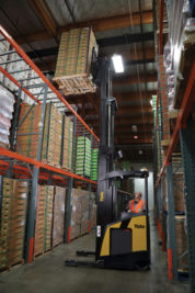 Yale narrow aisle reach truck chalks up third award win for performance in high-intensity e-commerce