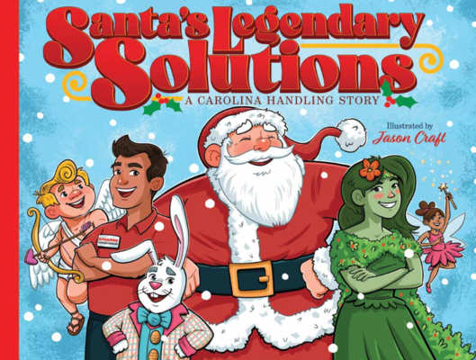 Carolina Handling releases "Santa's Legendary Solutions," third in a series of children's books