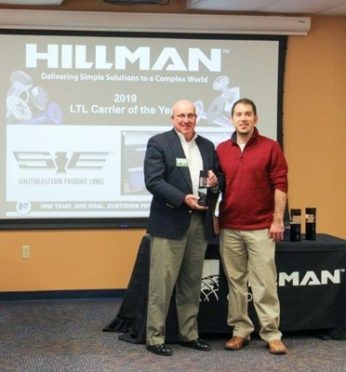  Southeastern Freight Lines Recognized as Hillman Group LTL Carrier of the Year