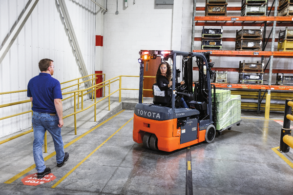 Toyota Material Handling Releases Upgraded 3-Wheel Electric Forklift