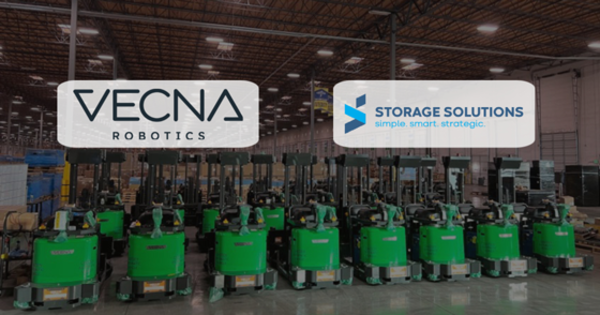 Storage Solutions Announces Partnership with Vecna Robotics to Integrate Autonomous Vehicles