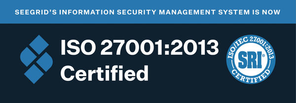 Seegrid's ISMS Attains ISO 27001:2013 Certification