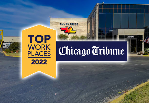 Chicago Tribune names DVL Express as a Top Workplace