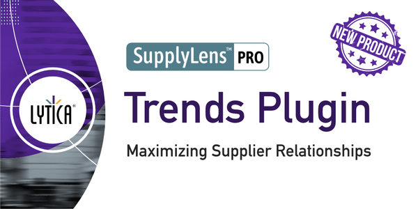 Lytica Launches New Trends Plugin To Maximize Component Supplier Relationships   
