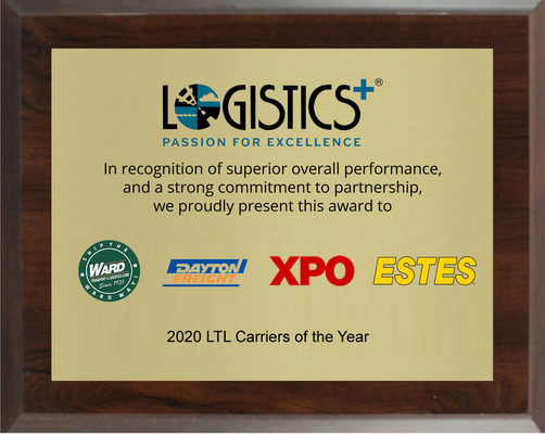 Logistics Plus Recognizes 2020 LTL Carriers of the Year